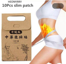 Load image into Gallery viewer, 2018 Chinese Medicine Slimming Diets Patch 10pcs/Bag Weight Loss Strongest Slim Patch Pads Detox Adhesive Sheet Face Lift Tool