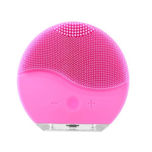 Load image into Gallery viewer, Ultrasonic Electric Facial Cleansing Face Washing Brush Vibration Skin Blackhead Remover Pore Cleaner Massage USB Rechargeable