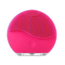 Load image into Gallery viewer, Ultrasonic Electric Facial Cleansing Face Washing Brush Vibration Skin Blackhead Remover Pore Cleaner Massage USB Rechargeable
